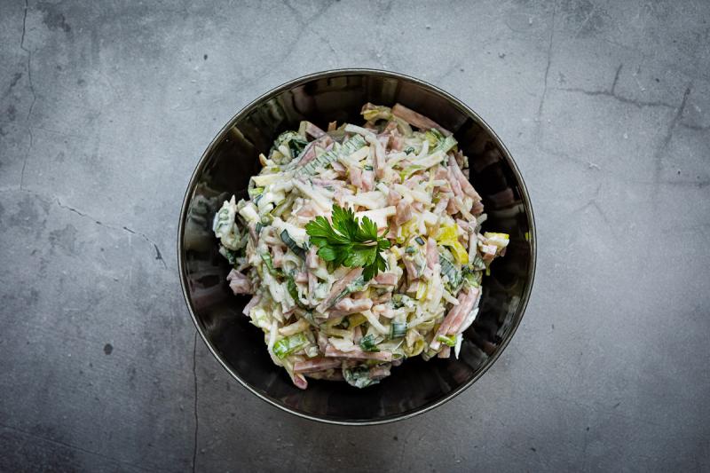 Dagverse ham-prei salade 