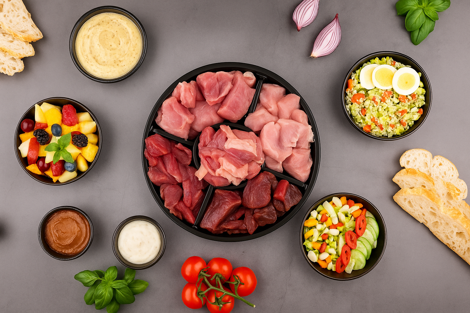 Gourmet Wild menu compleet